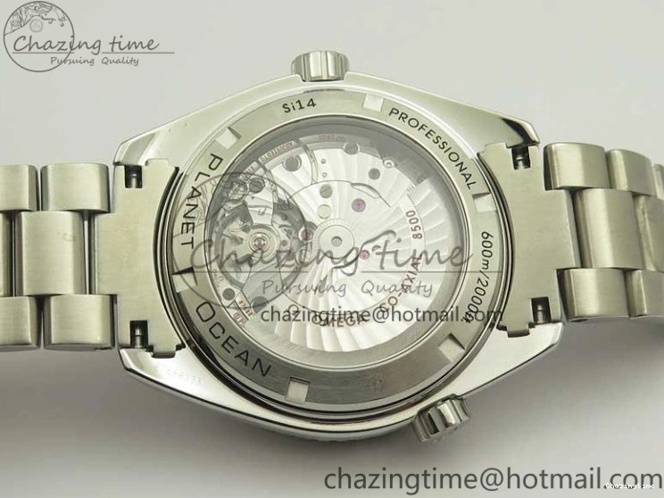 0204 Durable Planet Ocean Professional Ceramic Bezel 45.5mm 1:1 VSF Best Edition Orange Markers on SS Bracelet A8500 Super Clone 8052